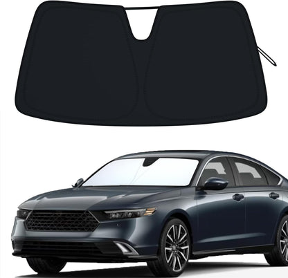 Premium Car Windshield Sun Shade for 2018-2022 Honda Accord Front Window Sun Visor Reflector 310T Thickened Blocks UV Rays Foldable Sunshade Car Interior Protection Accessories