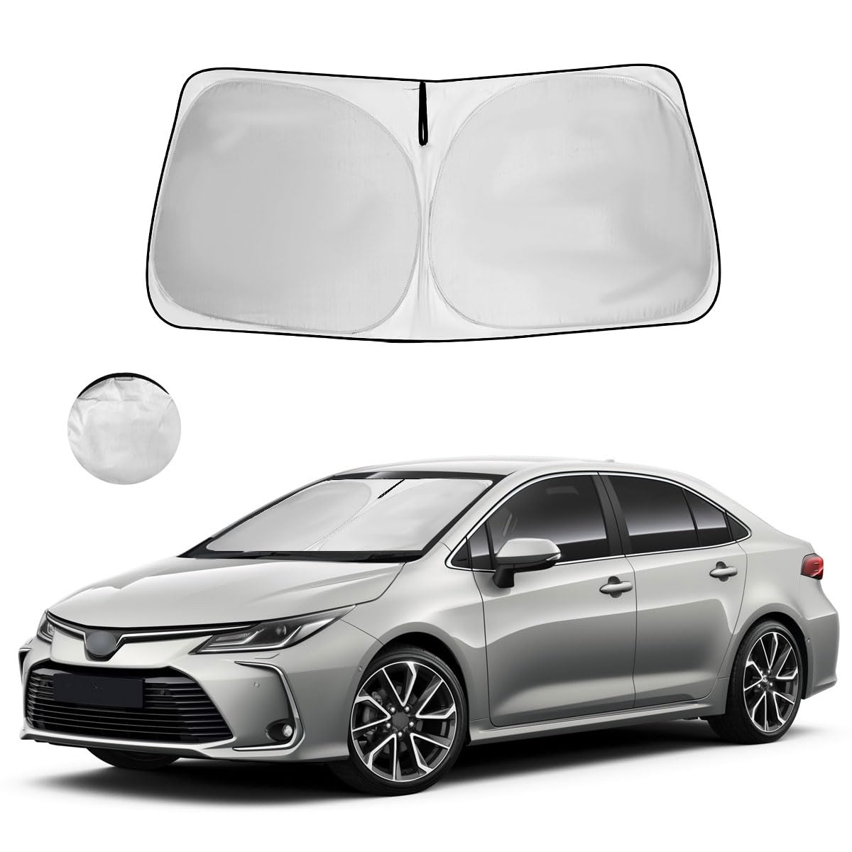 Windshield Sun Shade Car Sunshade Accessories for 2026-2019 Toyota RAV4