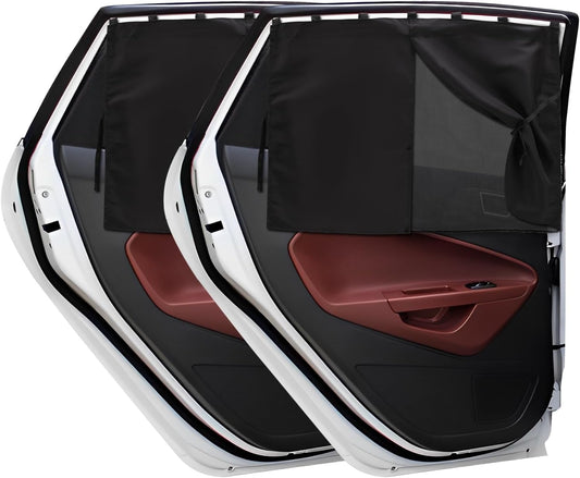 Vitog 2 PCS Car Window Shades, Magnetic(7 Magnets) Car Sun Shade for Baby