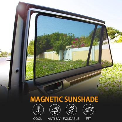 REVXON Magnetic Car Shades for Side Windows for Honda CR-V 2012-2016, Custom Fit Mesh Car Window Cover Privacy Curtain Heat Reduction Breathable Allows Window Open,Four Windows