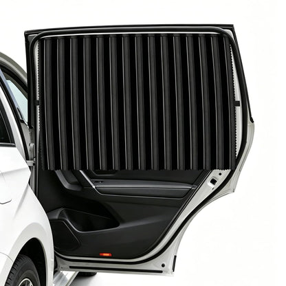 Magnetic Car Side Window Sun Shades for Breastfeeding, Taking a nap, Camping (Back Seat 4pcs)