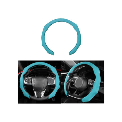 Mandark 15 Inch Car Steering Wheel Cover, Non-Slip, Black