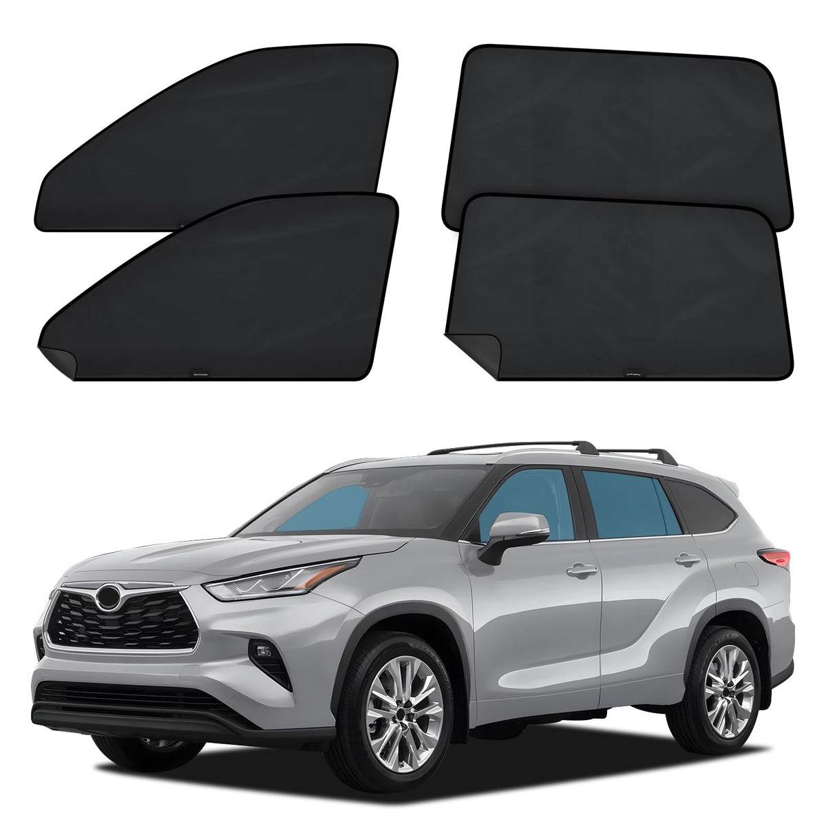 ZATOOTO Magnetic Honda Civic Sun Shade 2017-2024, Privacy & Cool, 4 Pack