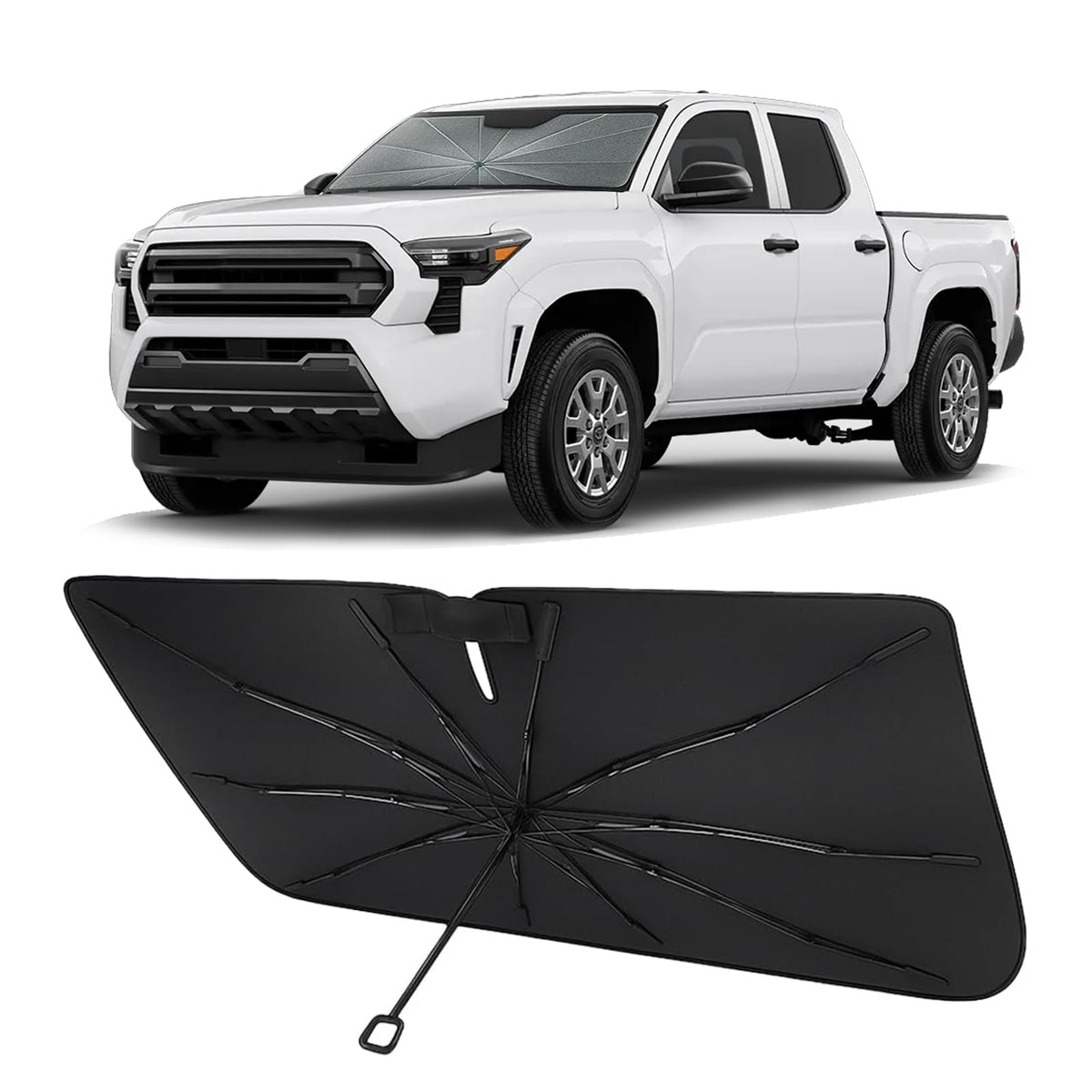 Proadsy Custom Fit Windshield Sun Shade Umbrella for 2023-2026 Honda Accord