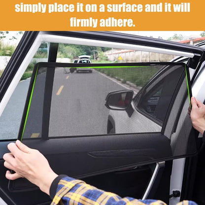 REVXON Magnetic Car Shades for Side Windows for Honda CR-V 2012-2016, Custom Fit Mesh Car Window Cover Privacy Curtain Heat Reduction Breathable Allows Window Open,Four Windows