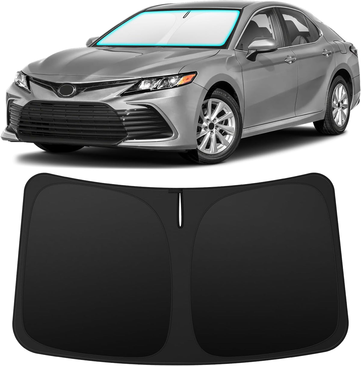 INSAUTO Custom Fit Windshield Sun Shade for Toyota Camry 2018-2024