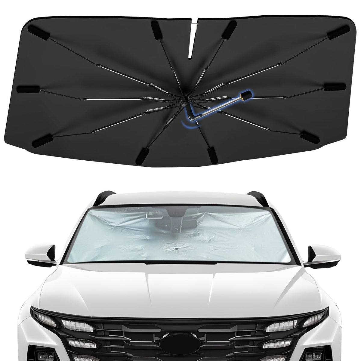Windshield Sun Shade Umbrella for Dodge Durango 2011-2026 Front Window