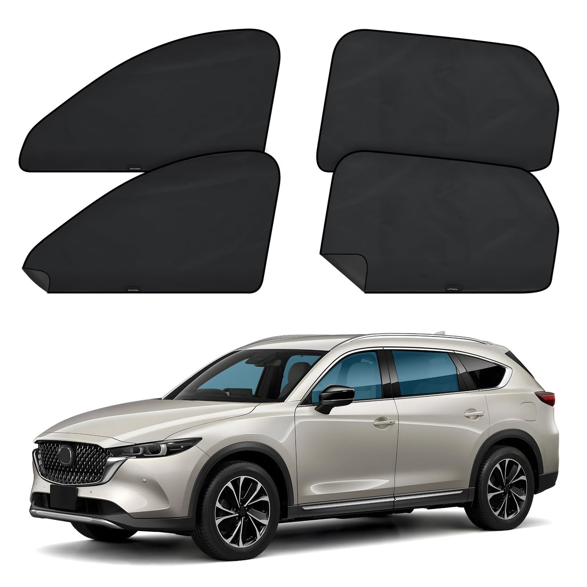 ZATOOTO Magnetic Honda Civic Sun Shade 2017-2024, Privacy & Cool, 4 Pack