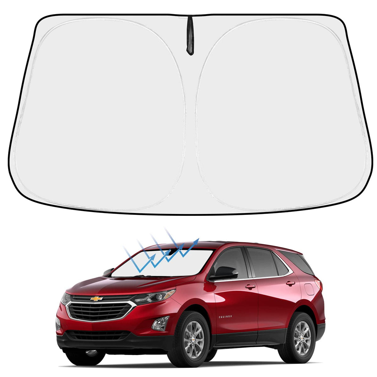 Proadsy Custom Fit Windshield Sun Shade Umbrella for 2023-2026 Honda Accord