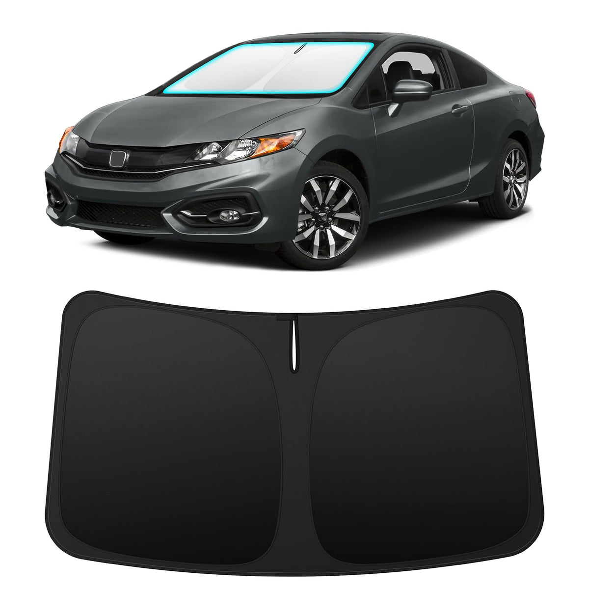 INSAUTO Custom Fit Windshield Sun Shade for Toyota Camry 2018-2024