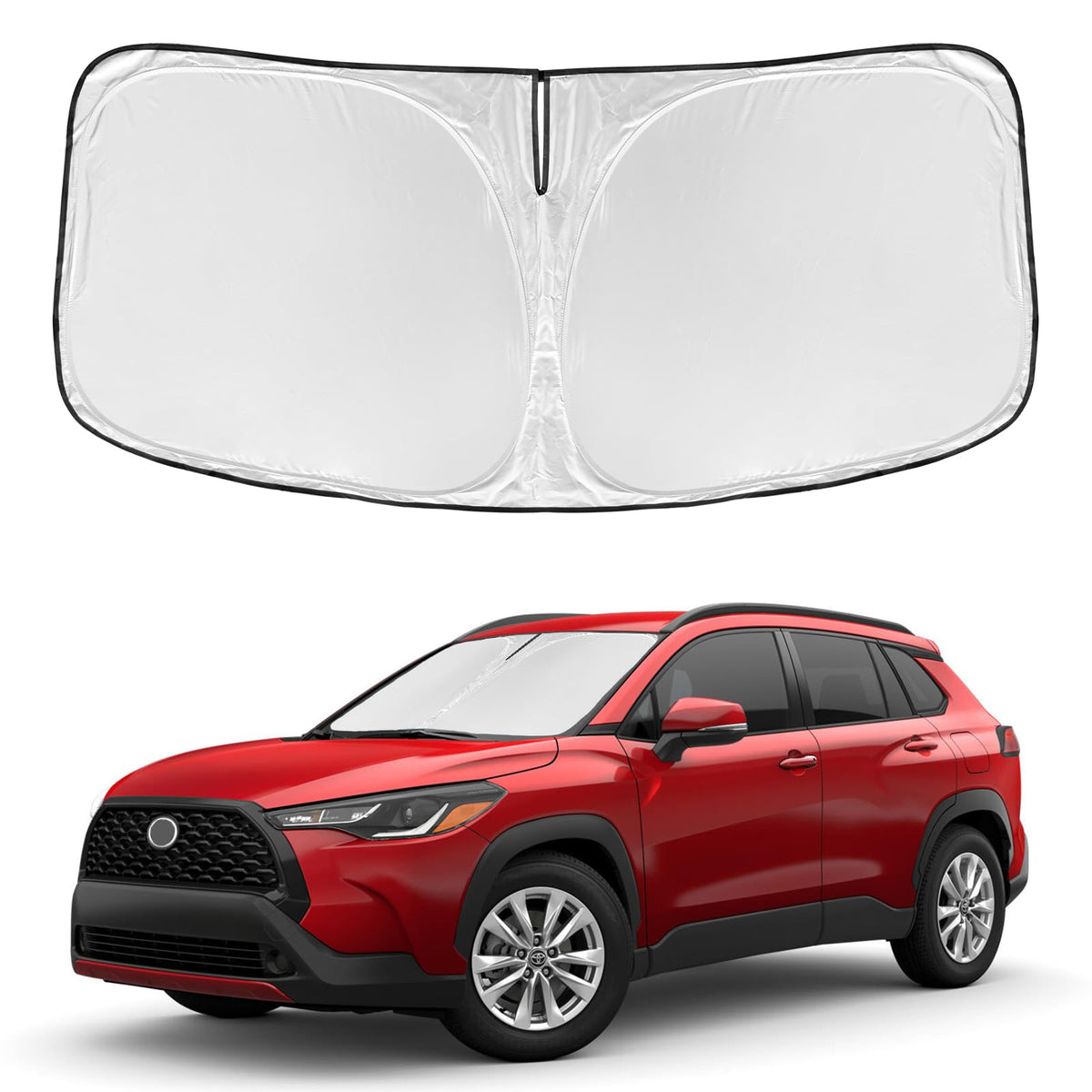 for Toyota Tacoma 2016-2024 2025 2026 Sun Shade Sunshade Windshield Cover