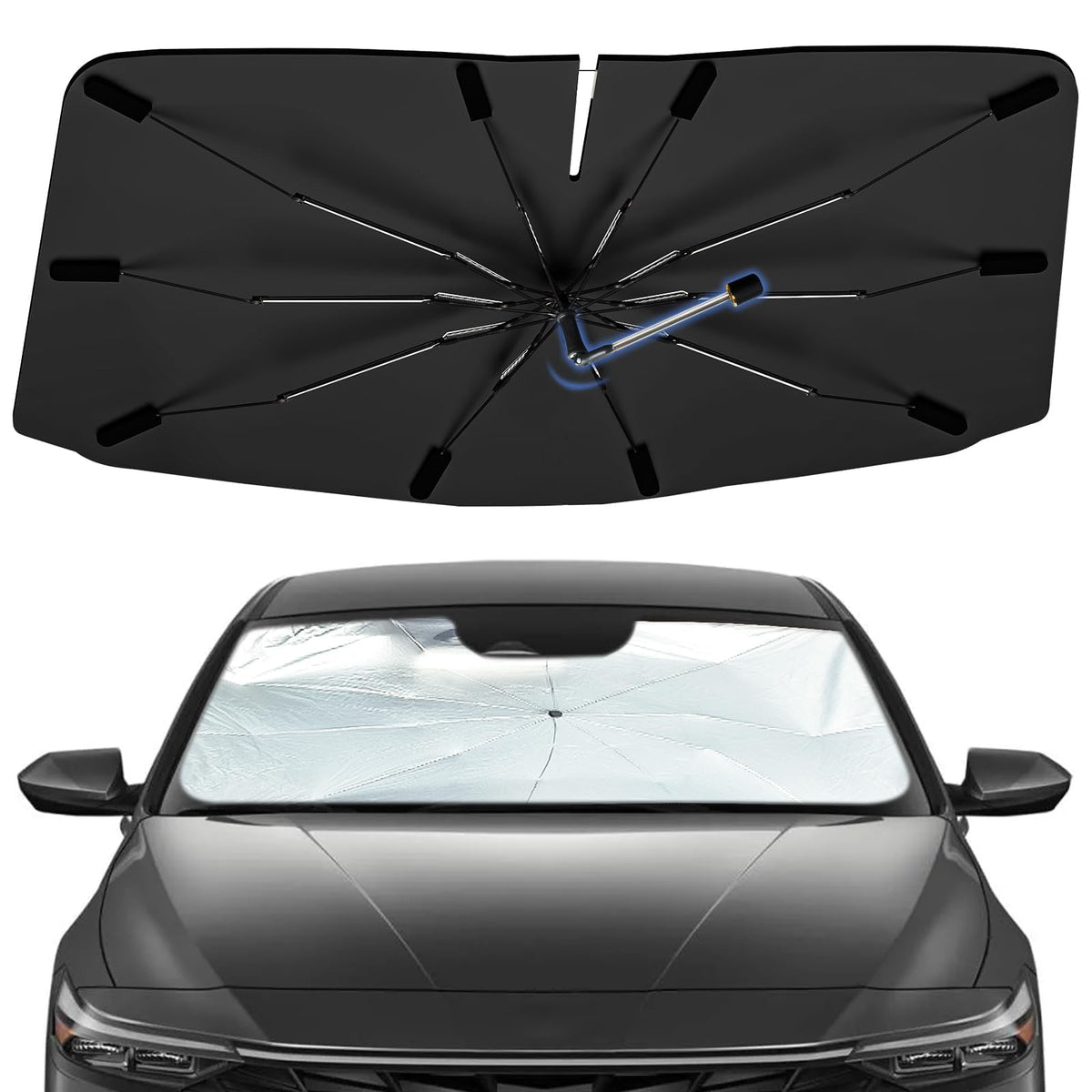 Windshield Sun Shade Umbrella for Dodge Durango 2011-2026 Front Window