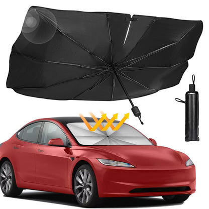Sedan SUV Car Sun Shade for Windshield, Blocks UV Rays & Sun Heat