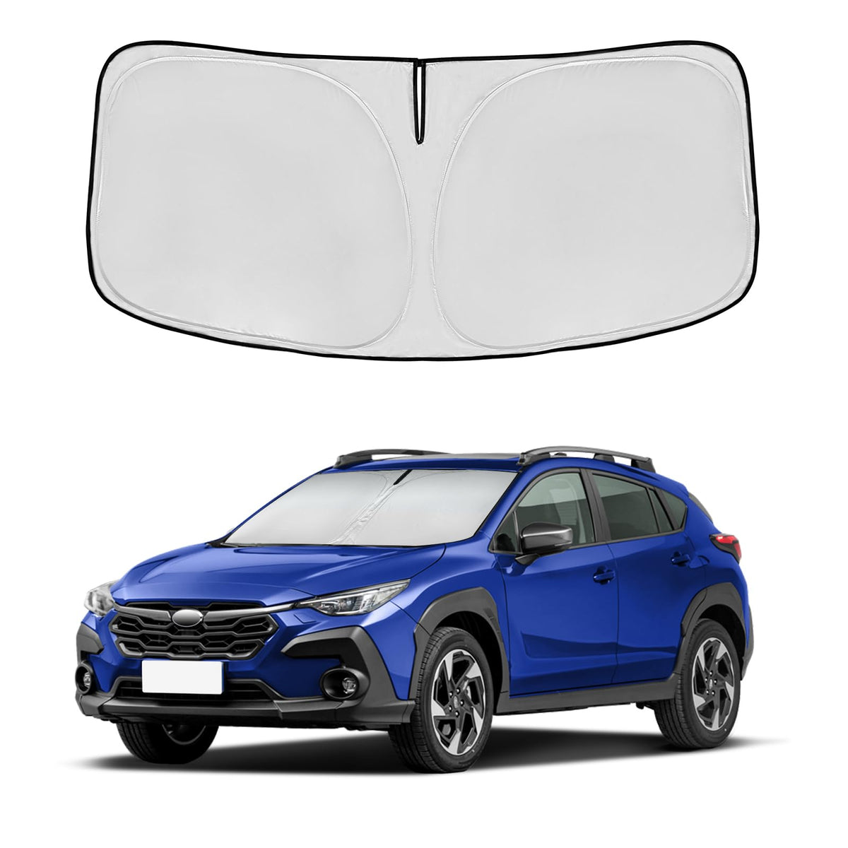 for Honda Accord 2018-2022 Windshield Sun Shade Front Window Shade Custom Fit Accord Accessories Sun Visor Foldable Shade Blocks UV Rays Summer Must Have Car Accessories