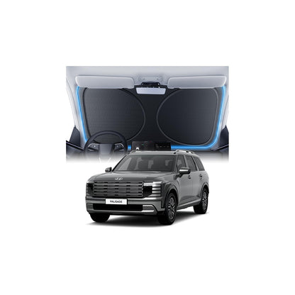 Windshield Sun Shade for Honda CR-V 2000-2026, 100% UV Block & Heat Insulation, Custom Fit Sunshade, Foldable Car Sunshade with Storage Bag, Summer Car Accessory