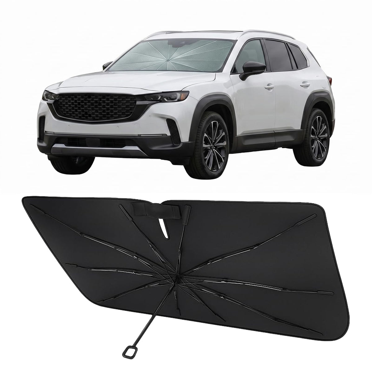 Proadsy Custom Fit Windshield Sun Shade Umbrella for 2023-2026 Honda Accord