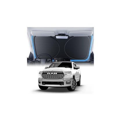 Windshield Sun Shade for Honda CR-V 2000-2026, 100% UV Block & Heat Insulation, Custom Fit Sunshade, Foldable Car Sunshade with Storage Bag, Summer Car Accessory