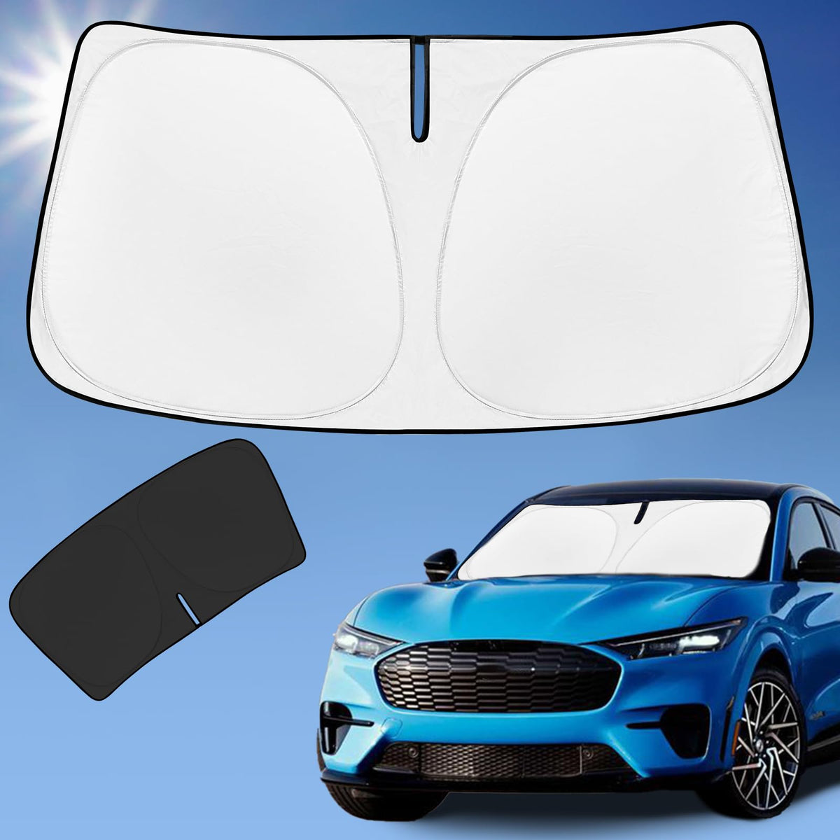 for Toyota Tacoma 2016-2024 2025 2026 Sun Shade Sunshade Windshield Cover