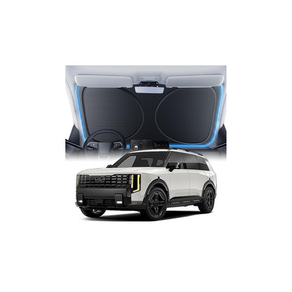 Windshield Sun Shade for Honda CR-V 2000-2026, 100% UV Block & Heat Insulation, Custom Fit Sunshade, Foldable Car Sunshade with Storage Bag, Summer Car Accessory