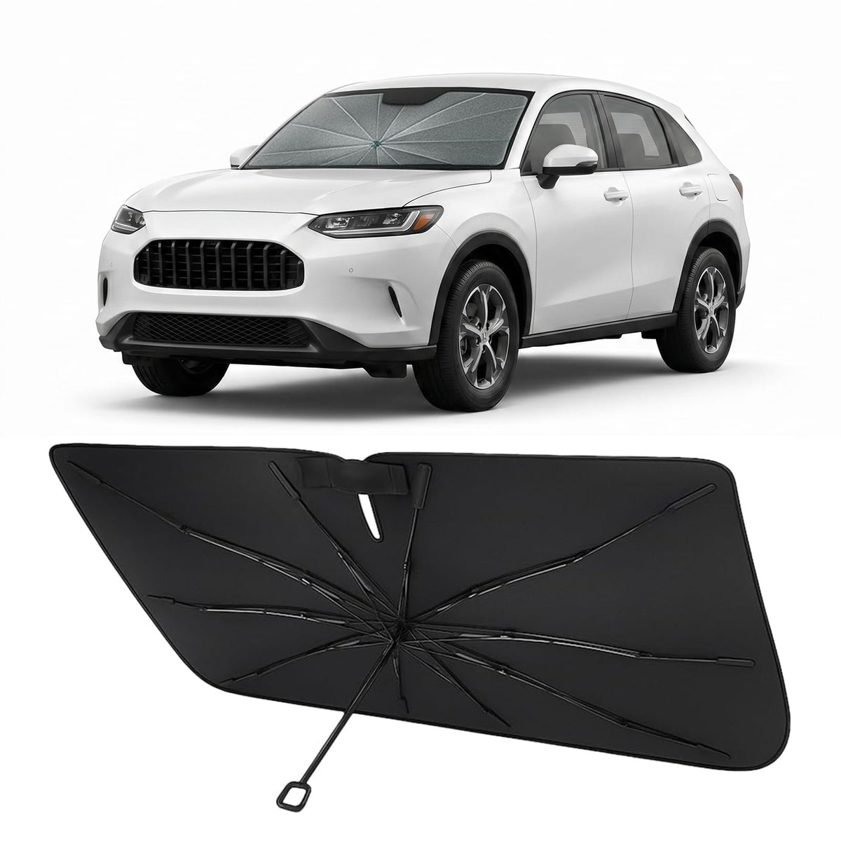 Proadsy Custom Fit Windshield Sun Shade Umbrella for 2023-2026 Honda Accord