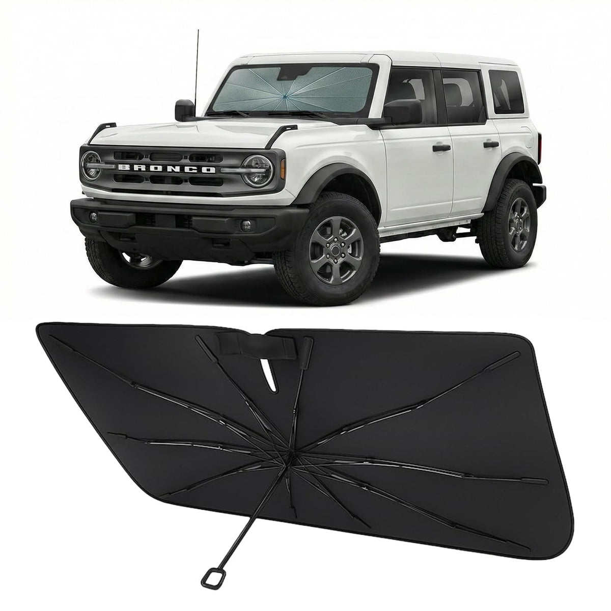 Proadsy Custom Fit Windshield Sun Shade Umbrella for 2023-2026 Honda Accord