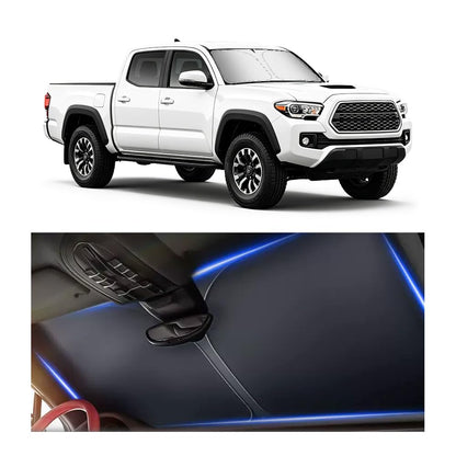 Car Windshield Sun Shade Compatible with Toyota RAV4 2019-2025,Oxford Cloth Sun Shade for Car Windshield with Foldable Design,Windshields Cover Suns Shades for Blocking Heat with Storage Bag