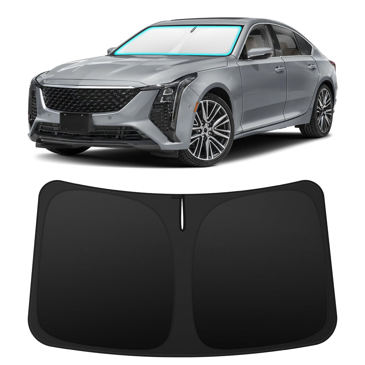 INSAUTO Custom Fit Windshield Sun Shade for Ford Escape 2013-2019