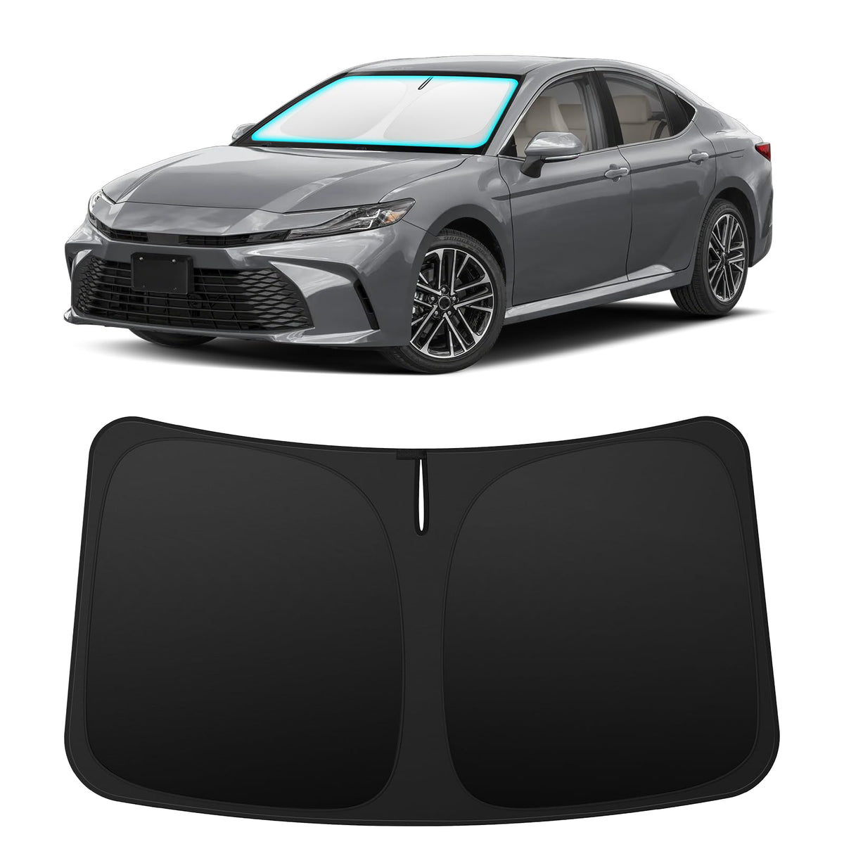 INSAUTO Custom Fit Windshield Sun Shade for Toyota Camry 2018-2024