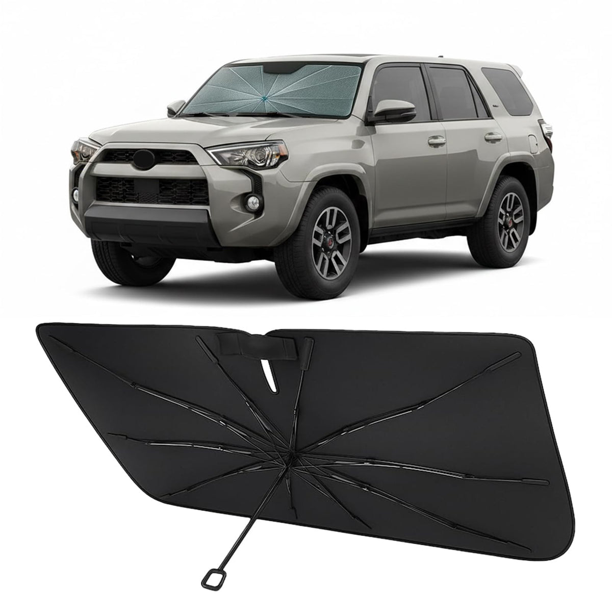 Proadsy Custom Fit Windshield Sun Shade Umbrella for 2023-2026 Honda Accord