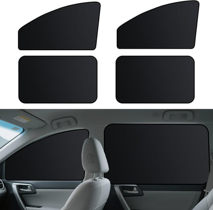 Universal Side Window Sunshades, 4PCS Privacy Window Covers