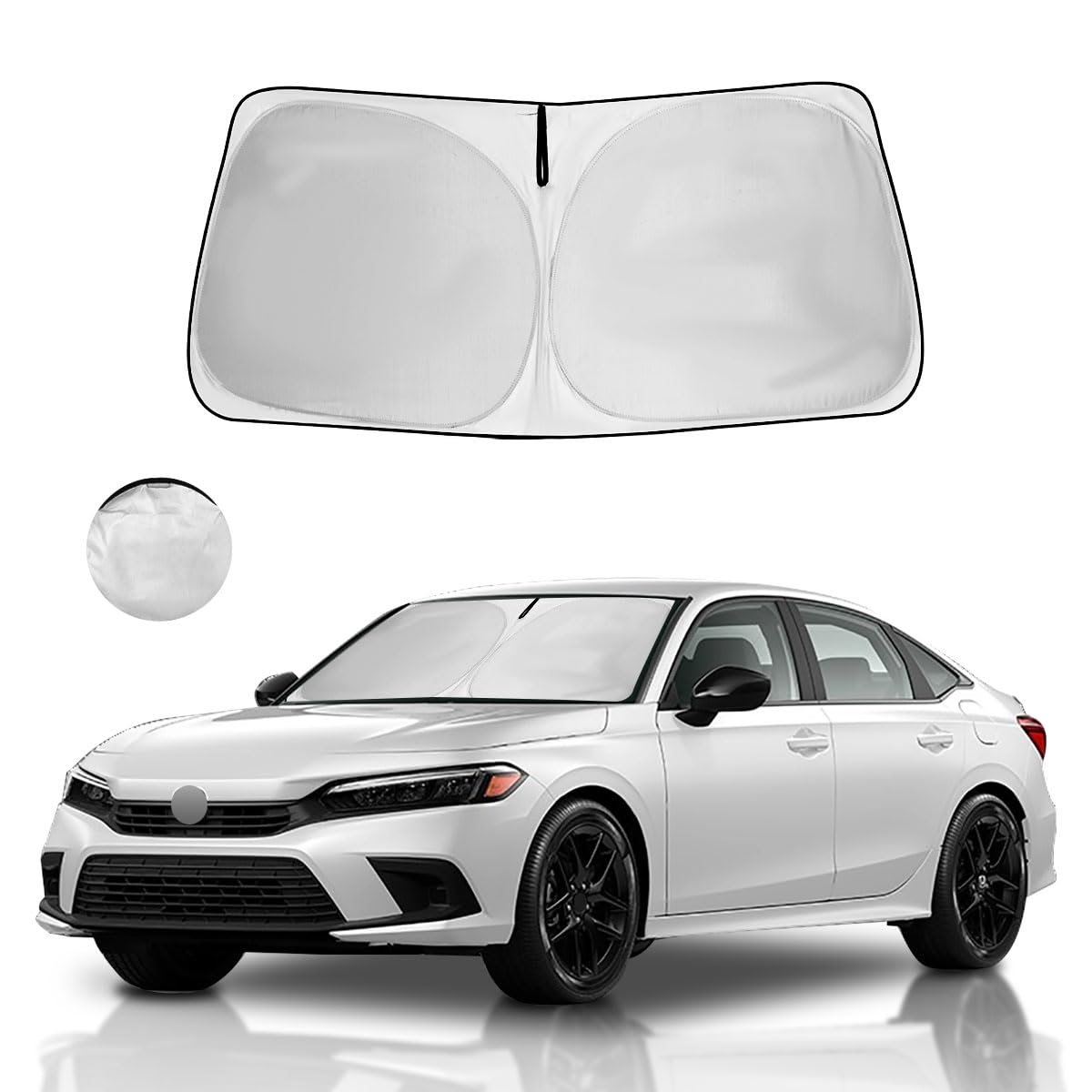 Windshield Sun Shade Car Sunshade Accessories for 2026-2019 Toyota RAV4
