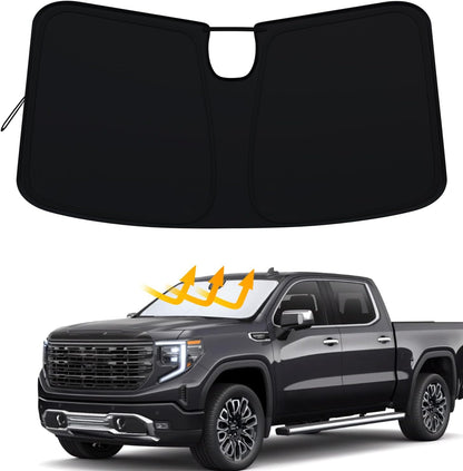 Premium Car Windshield Sun Shade for 2018-2022 Honda Accord Front Window Sun Visor Reflector 310T Thickened Blocks UV Rays Foldable Sunshade Car Interior Protection Accessories