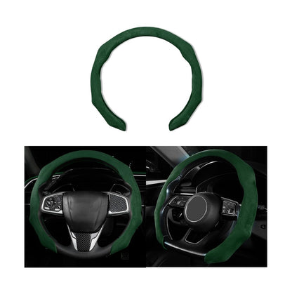 Mandark 15 Inch Car Steering Wheel Cover, Non-Slip, Black