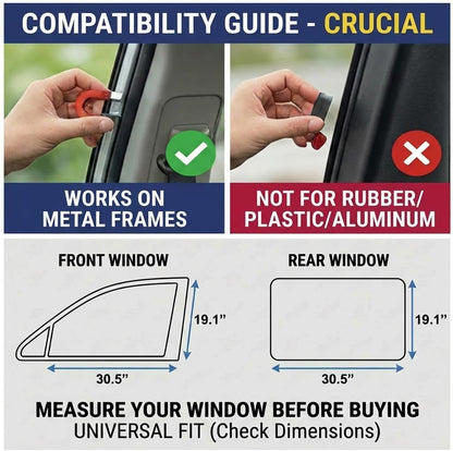 XCBYT Magnetic Car Window Shades for Side Window, 100% Blackout Privacy