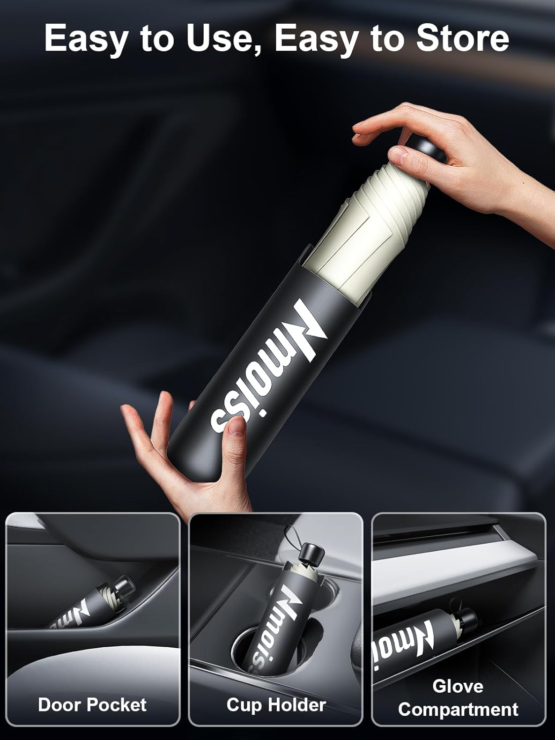 [Drive to Superior Coolness & Comfort] Nmoiss Ice Rib Windshield Sun Shade