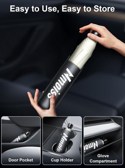 [Drive to Superior Coolness & Comfort] Nmoiss Ice Rib Windshield Sun Shade