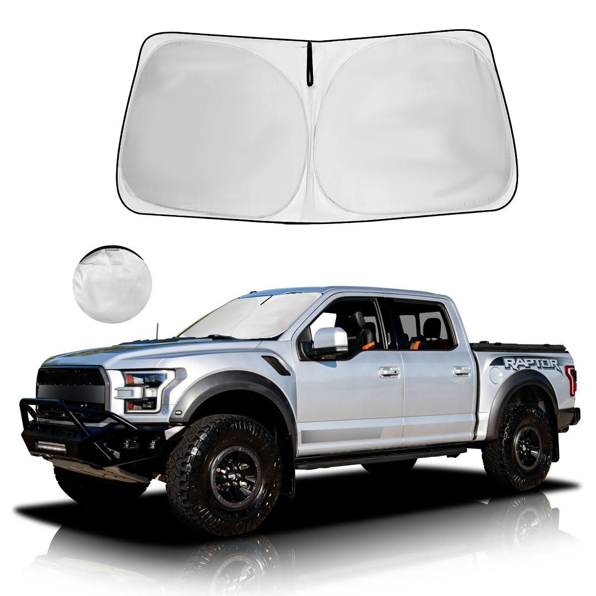Windshield Sun Shade Car Sunshade Accessories for 2026-2019 Toyota RAV4