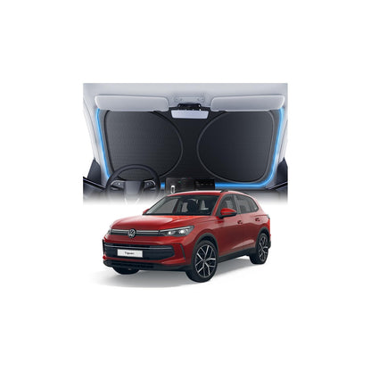 Windshield Sun Shade for Honda CR-V 2000-2026, 100% UV Block & Heat Insulation, Custom Fit Sunshade, Foldable Car Sunshade with Storage Bag, Summer Car Accessory