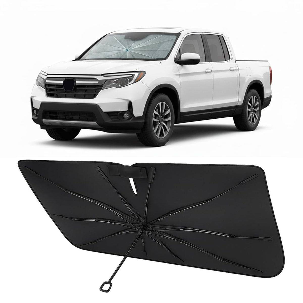 Proadsy Custom Fit Windshield Sun Shade Umbrella for 2023-2026 Honda Accord