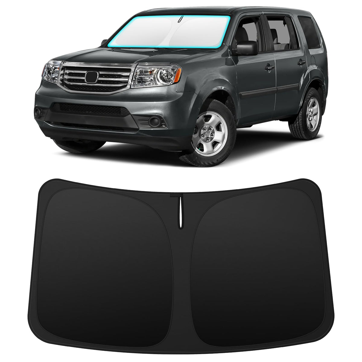 INSAUTO Custom Fit Windshield Sun Shade for Honda Accord 2013-2017