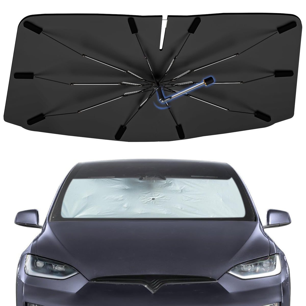 Windshield Sun Shade Umbrella for Dodge Durango 2011-2026 Front Window