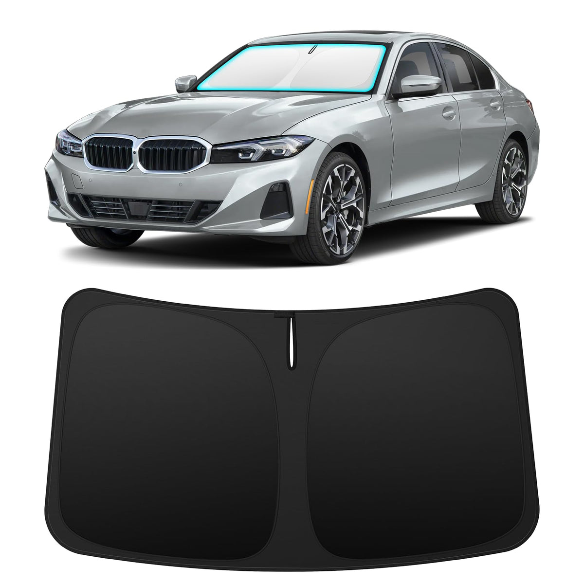 INSAUTO Custom Fit Windshield Sun Shade for Ford Escape 2013-2019
