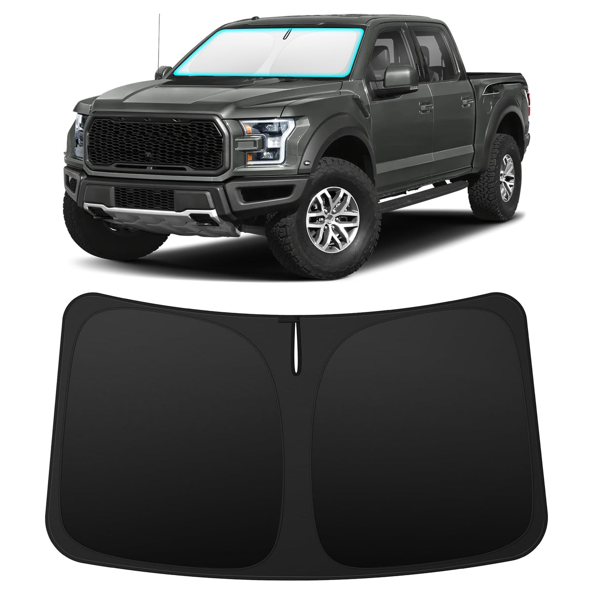 INSAUTO Custom Fit Windshield Sun Shade for Ford Escape 2013-2019