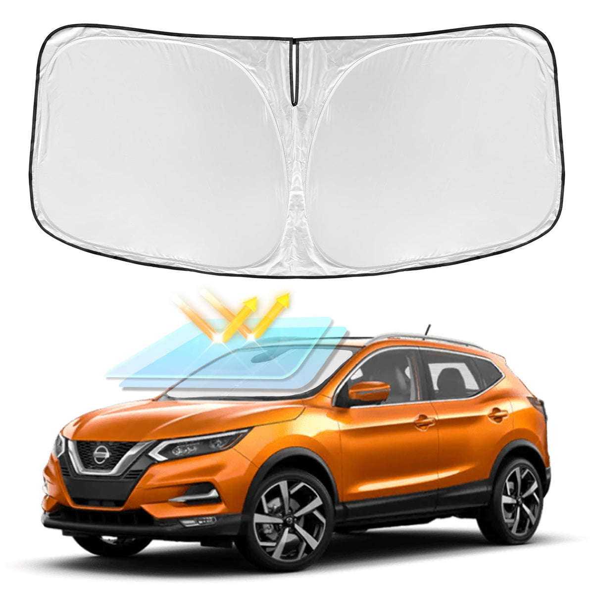 for Toyota Tacoma 2016-2024 2025 2026 Sun Shade Sunshade Windshield Cover