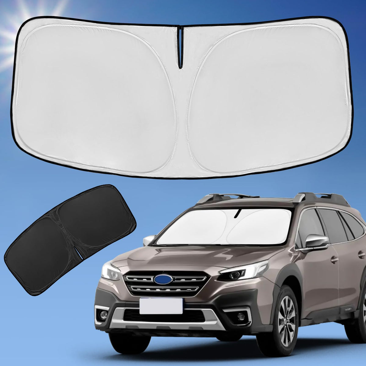for Toyota Tacoma 2016-2024 2025 2026 Sun Shade Sunshade Windshield Cover