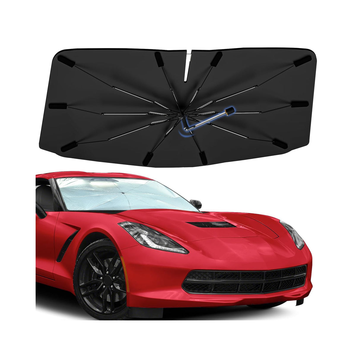 Windshield Sun Shade Umbrella for Dodge Durango 2011-2026 Front Window