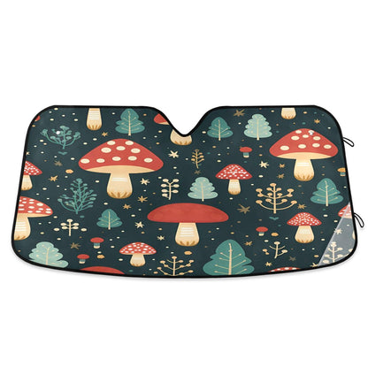 Car Windshield Sunshade Irises Vincent Van Gogh Pattern, Blocks Sun Visor Protector Foldable Sun Shield Keep Your Vehicle Cool, Fits Windshields of Most Sizes