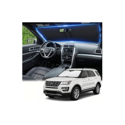 for Honda Accord 2018-2022 Windshield Sun Shade Front Window Shade Custom Fit Accord Accessories Sun Visor Foldable Shade Blocks UV Rays Summer Must Have Car Accessories