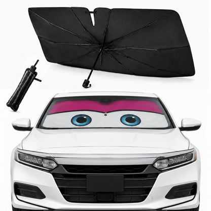 Car Windshield Sun Shade Umbrella, Univeral Fit Mid-Large Sedan & SUV