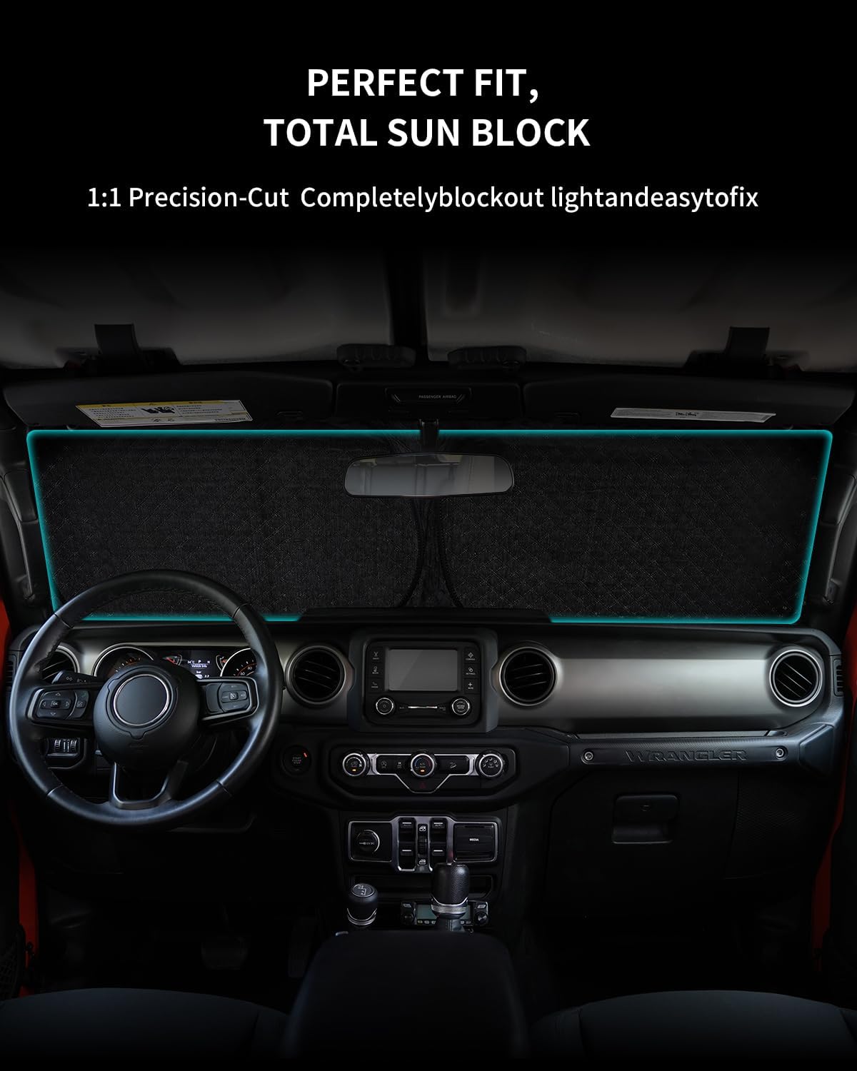 [2026 Upgraded] Weektic Windshield Sun Shade for Chevy Colorado 2023 2024 2025 2026, 5-Layer Ice Crystal Reflective & Heat Insulating Sunshade for Car Windshield | Silver Foldable Sun Blocker
